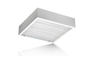 Alternative aesthetic surface box available with 1 lamp T5 or T8.